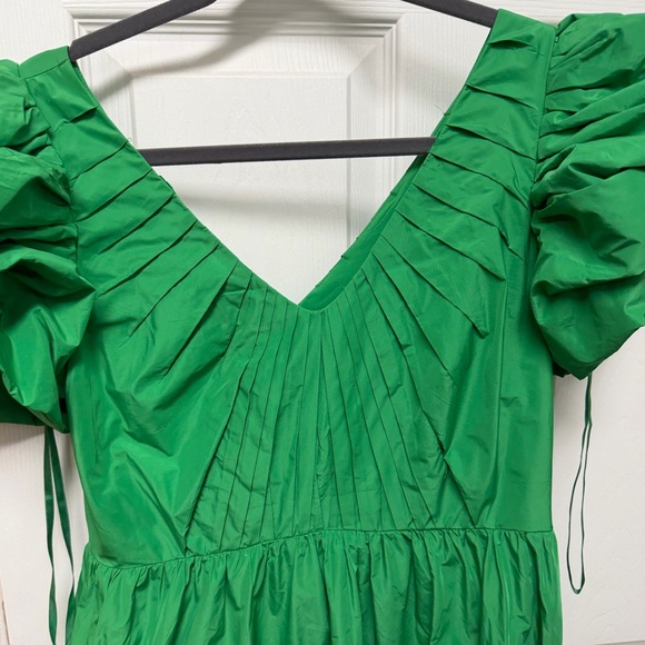 Antonio Melani X Jennifer sumko Harrington A-Line Taffeta Puff Sleeve M - Picture 8 of 8